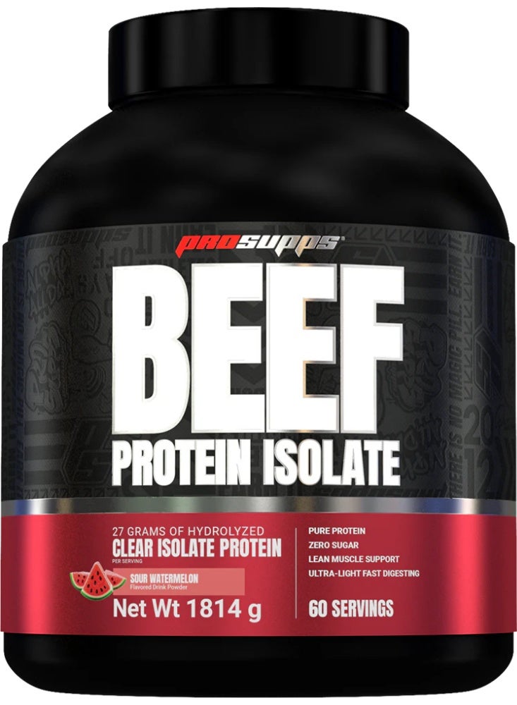 ProSupps Beef Protein Isolate Sour watermelon – 60 Servings (1814g) - Image 1